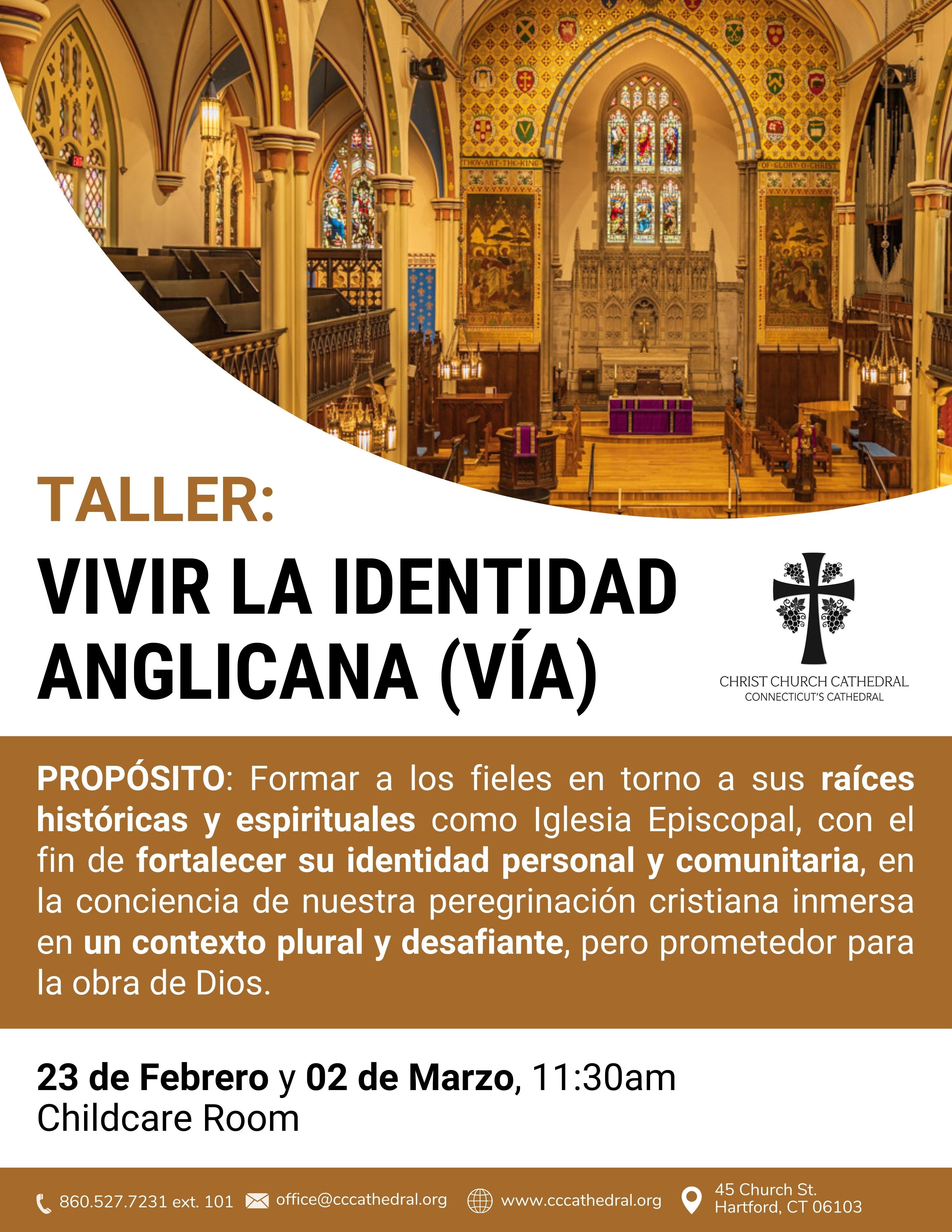 Taller: Vivir la Identidad Anglicana (VIA)/Workshop: Living the Anglican Identity